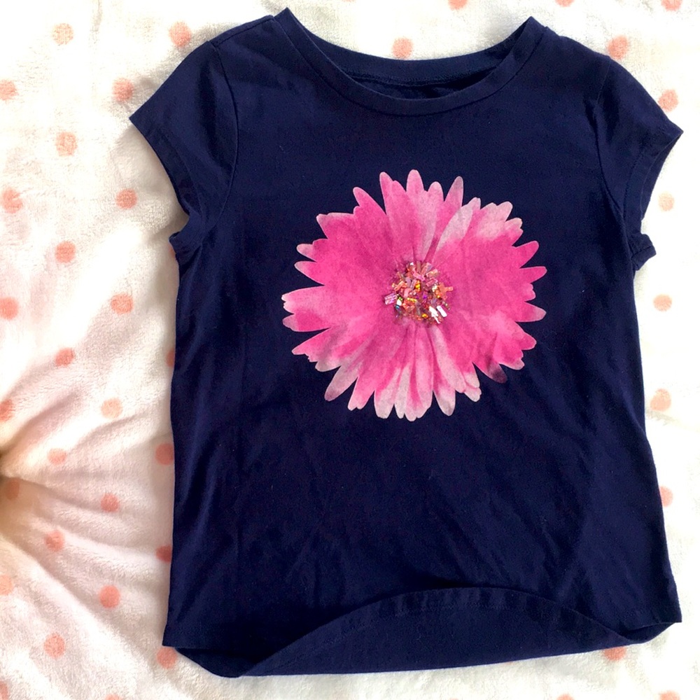 Pink flower shirt